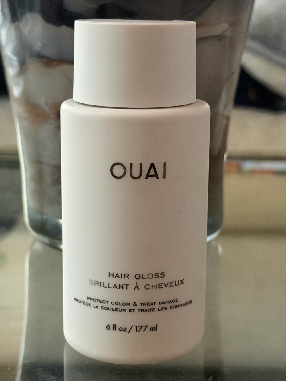 OUAI Hair Gloss Brillant à Cheveux Protect Color & Treat Damage- 6fl oz/ 177ml